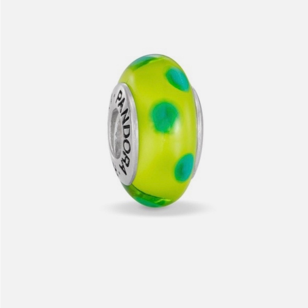 Pandora Green Polka Dot Charm